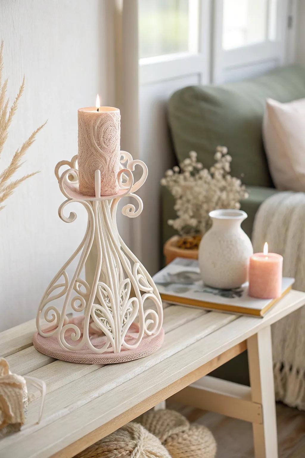 Embrace refinement and ingenuity with heated adhesive candle cradles that illuminate your area with handcrafted allure.