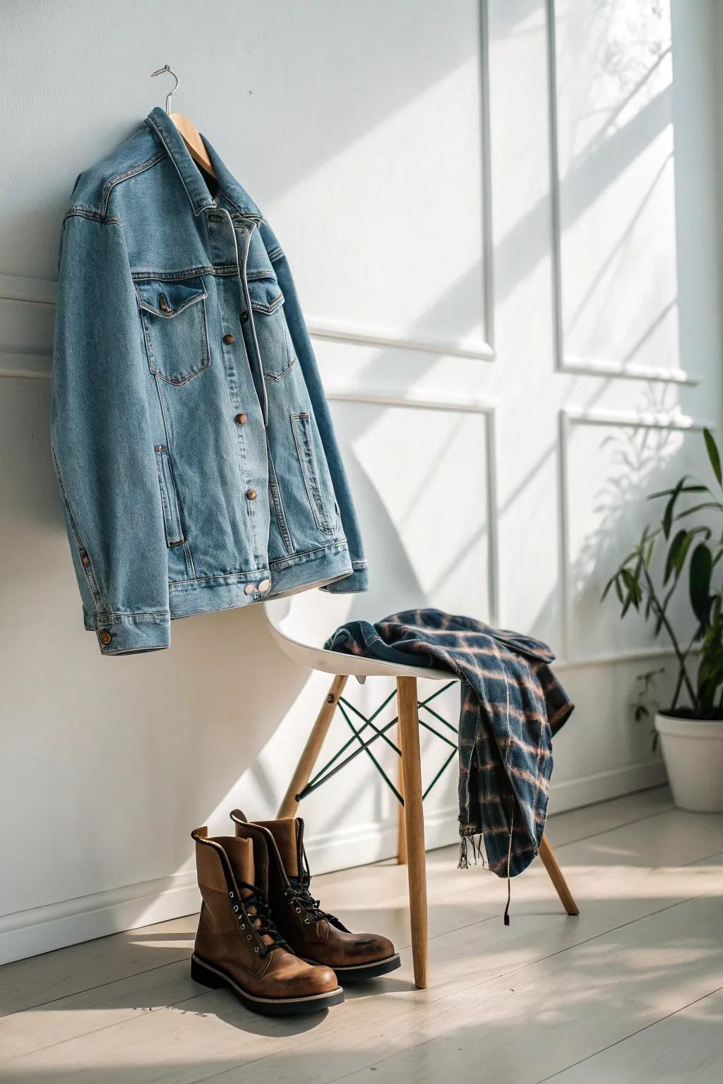 Embrace the '90s grunge resurgence with relaxed style and enduring denim charm.