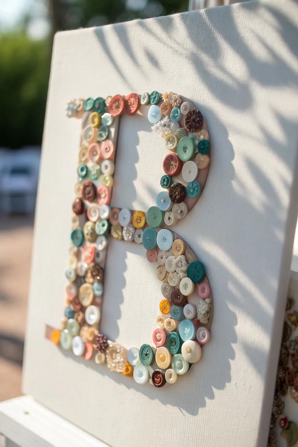 Clasp Extravaganza: Embrace creativity with this charming clasp letter montage, where simplicity aligns with whimsy.