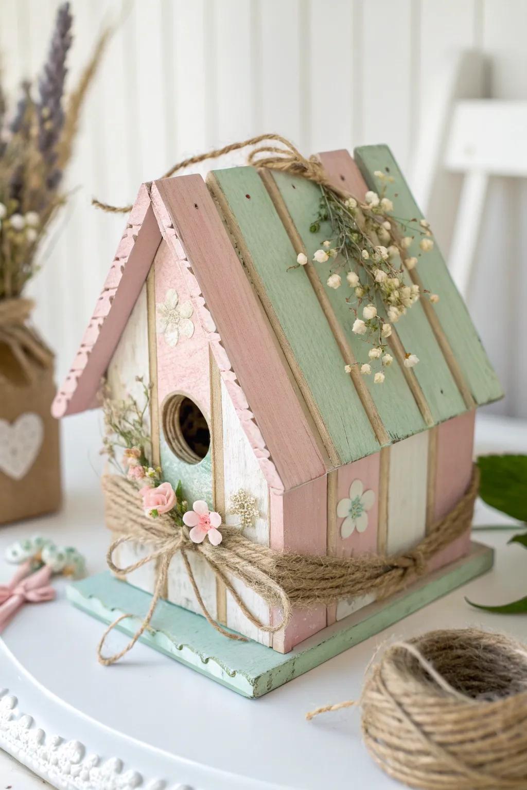 Entice nature's denizens with a captivating glacé stick avian sanctuary, an amalgamation of directness and innate splendor.