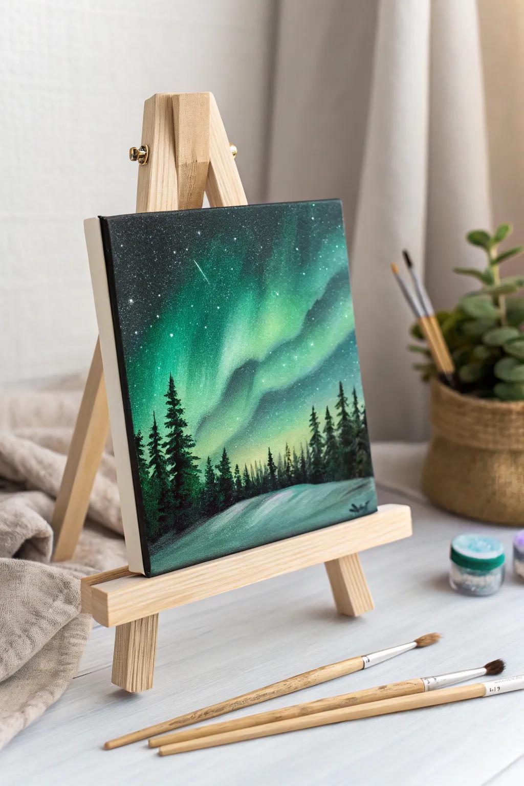 Embrace the enchantment of twilight with 'Auroral Fantasies'—a straightforward yet breathtaking salute to nature's artistry.