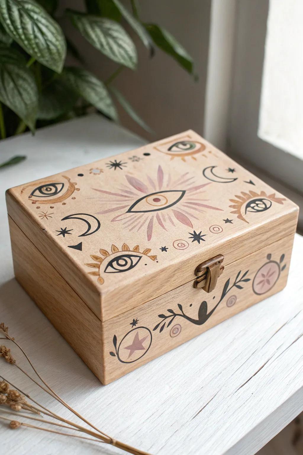 Unleash the magic with a storage box that’s a work of art. Let your dreams take shape with surreal designs.