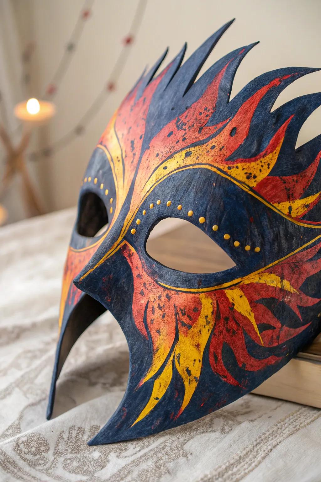 Embrace audacious creativity with this abstract molding compound masterpiece.