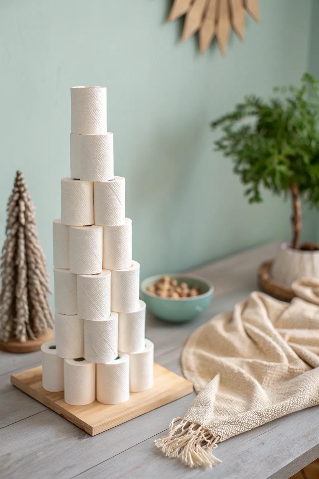 Enhance your living space with rolled paper artistry—where simplicity embodies resilience.