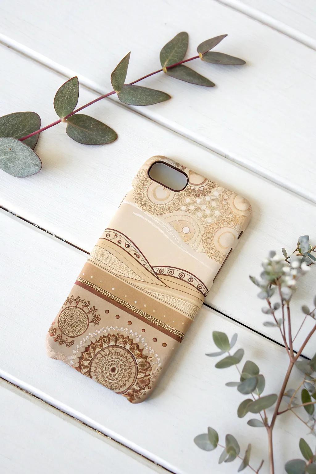 Elevate everyday essentials with a dash of personal charm. 🌿✨ #CustomPhoneSheath #MinimalistBeauty