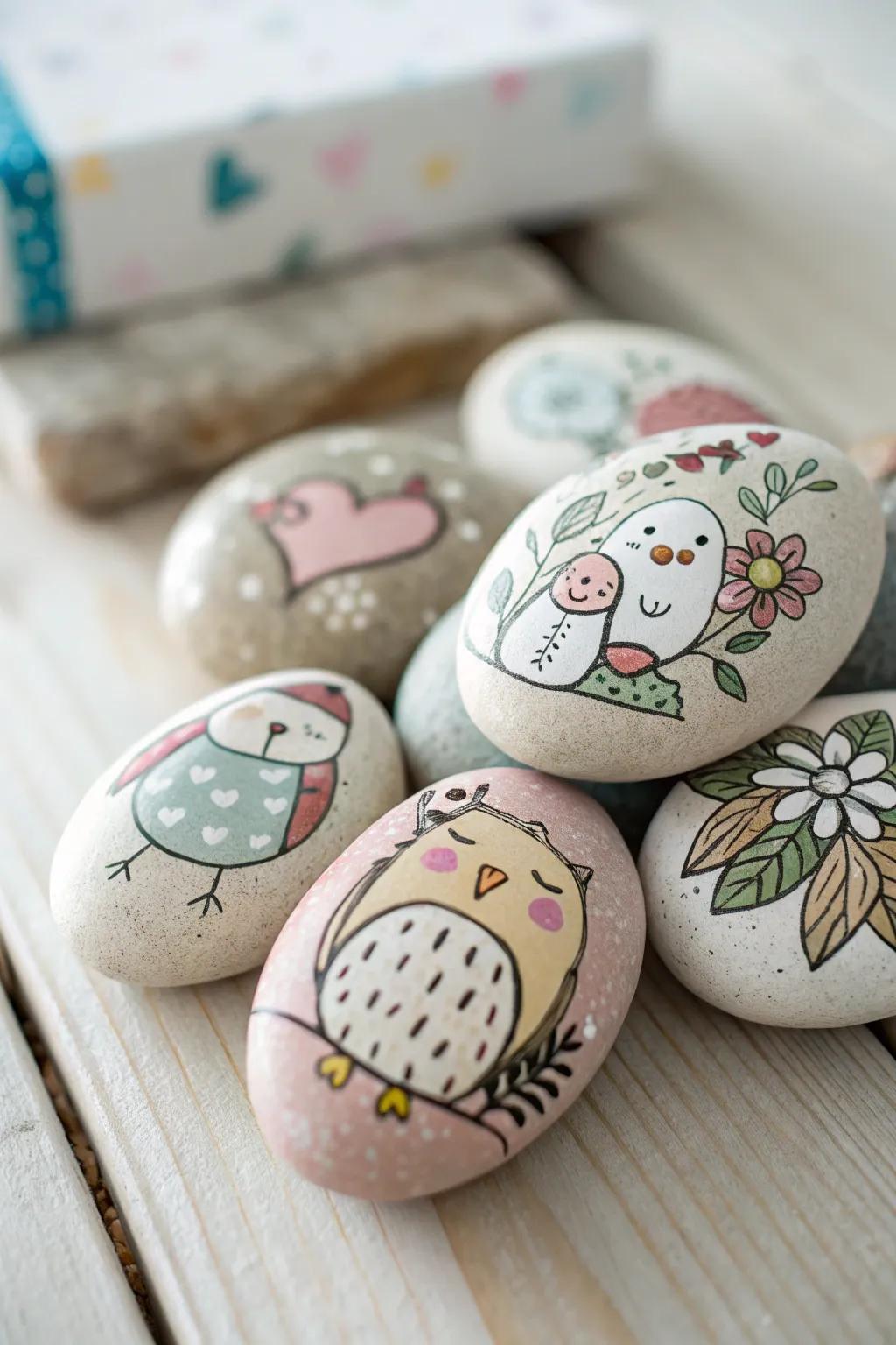 Say hello to Figure Assemblages: An understated collection of stone pals sporting bohemian elements, each having its unique story just waiting to be shared.