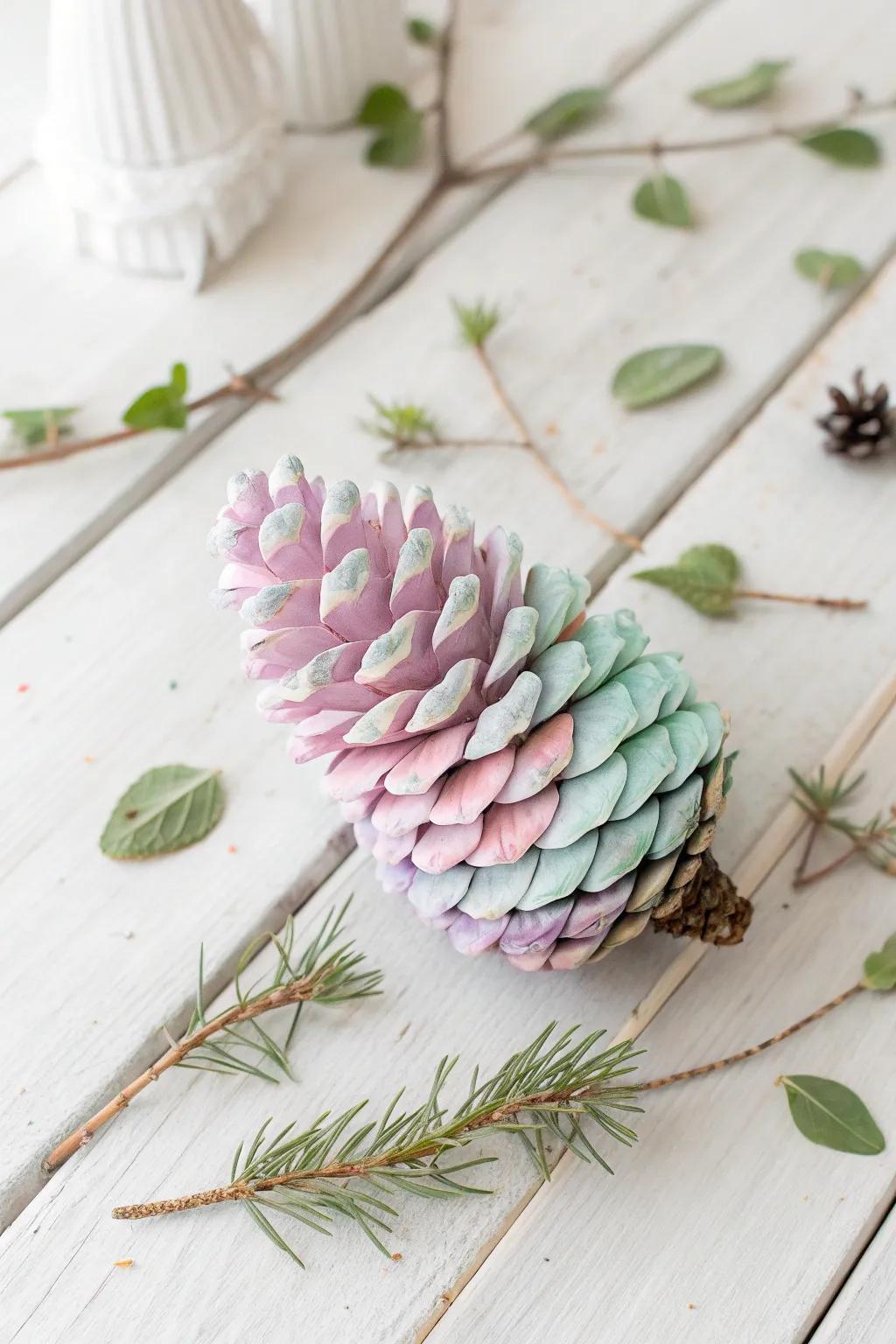 Transform nature's treasures into vibrant masterpieces with pinecone crafts!