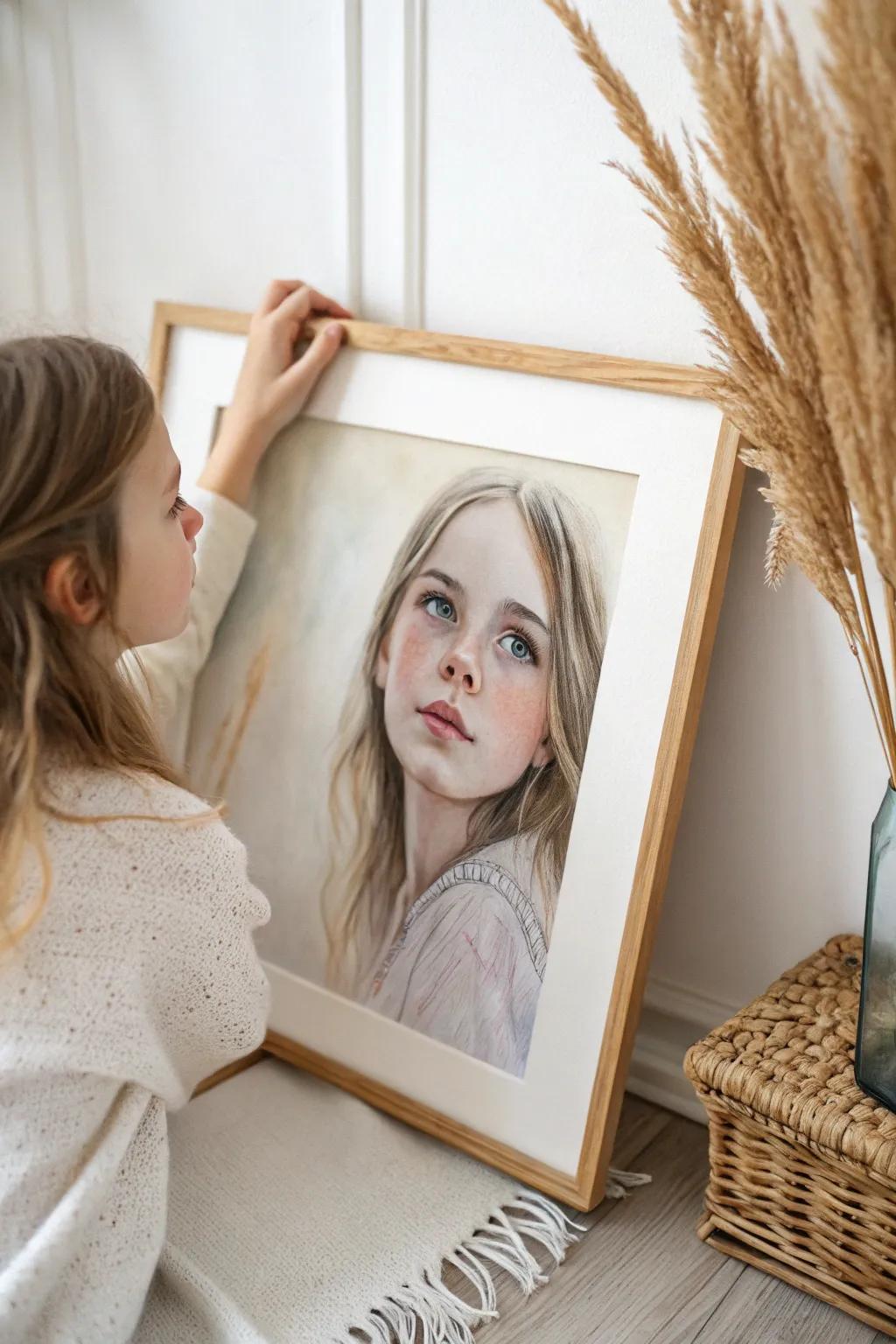 Portraying the tale spun by tiny hands and gentle expressions.