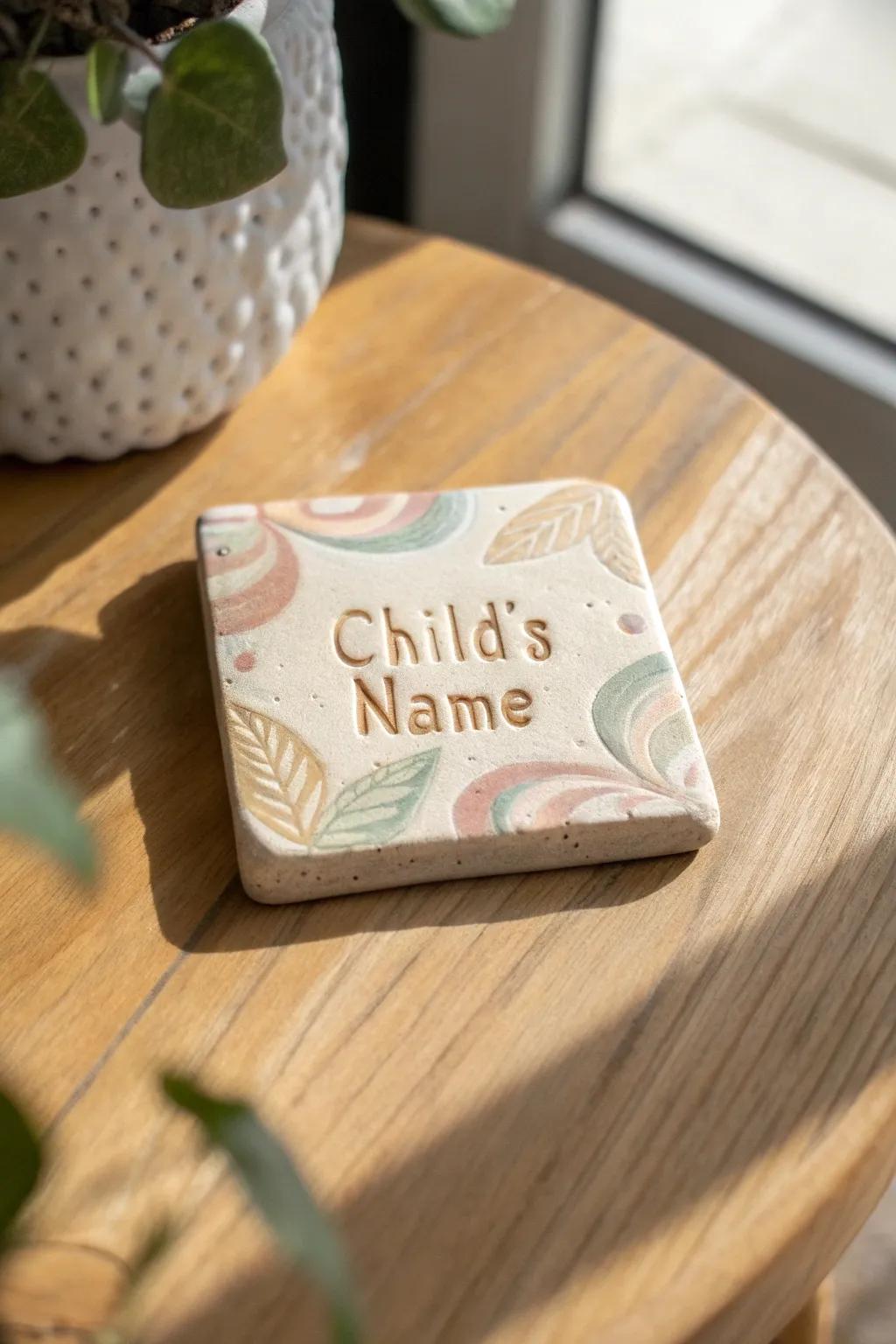 Fashion esteemed memories with individualized marker plaques - an elementary yet exquisite pottery venture for youngsters.