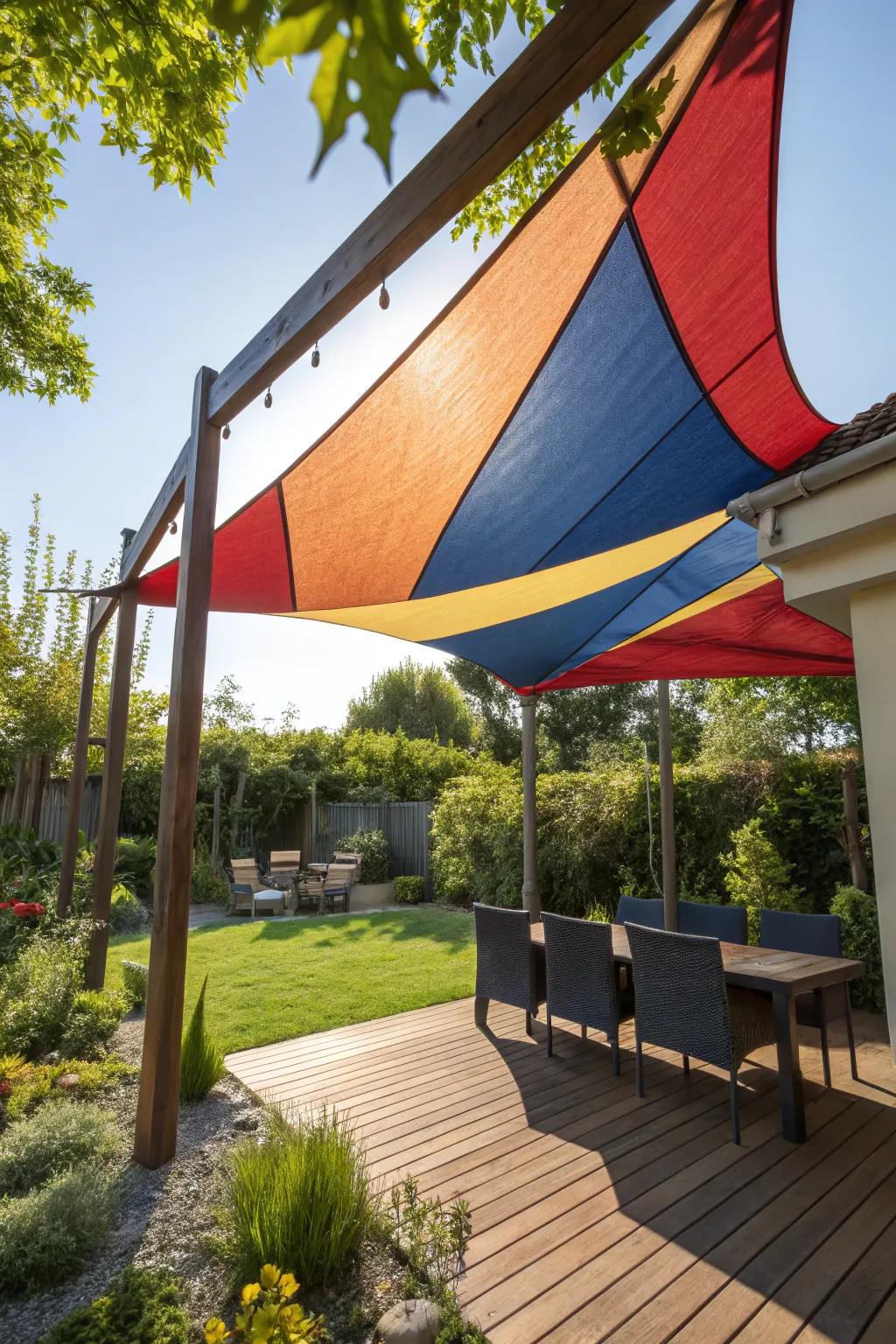 Transform your outdoor area with an explosion of color and artisanship. #ChromaticCovering