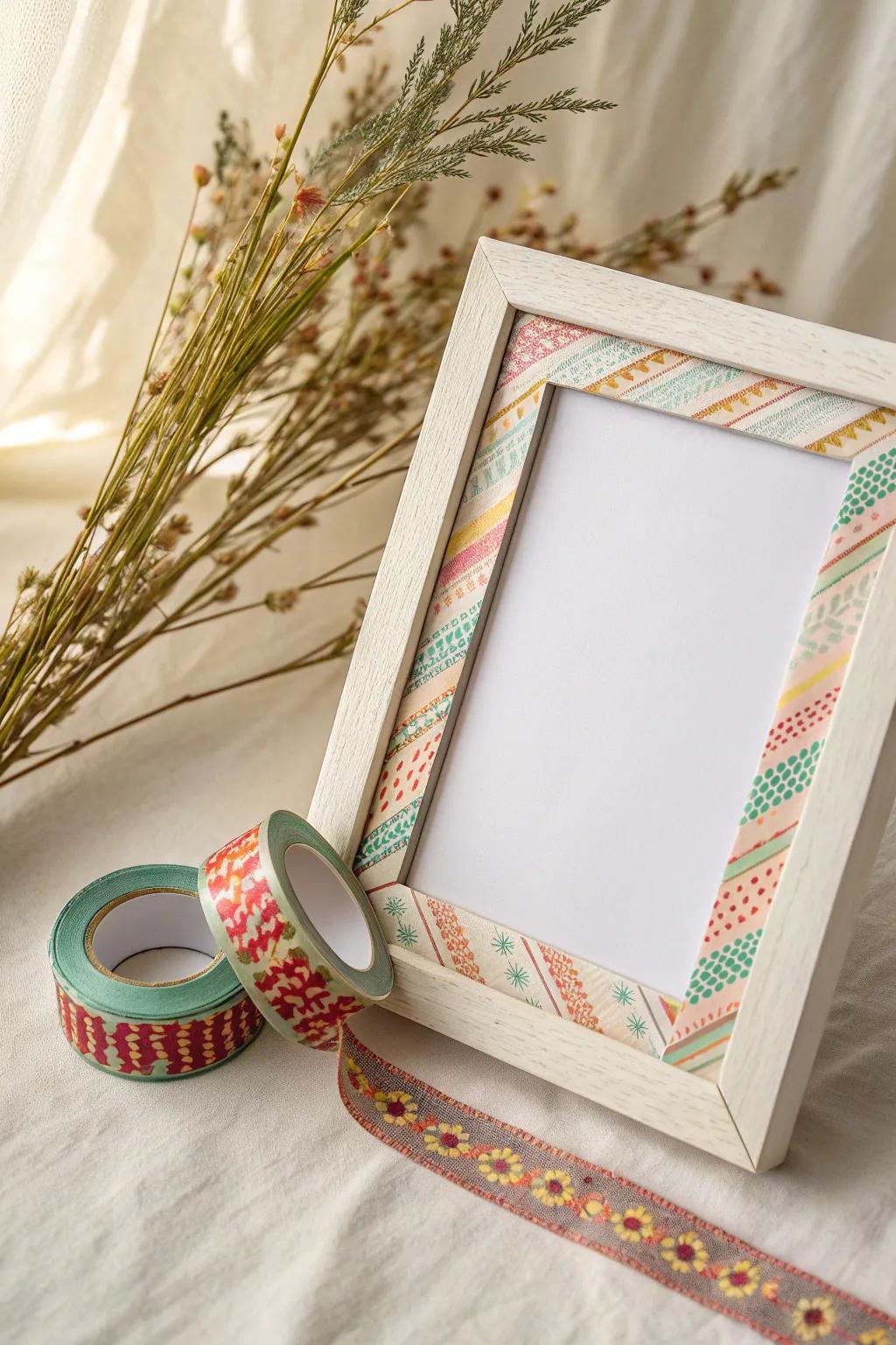 Transform your photo display with bohemian-inspired adhesive artwork casings, blending simplicity with vibrant ingenuity.