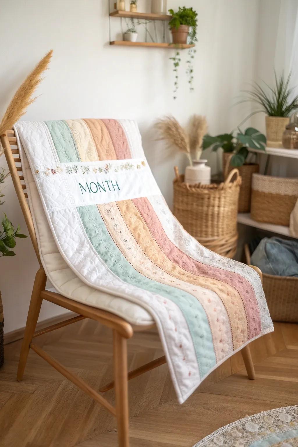Capture the essence of time through a temperature quilt—where each stitch narrates a tale.