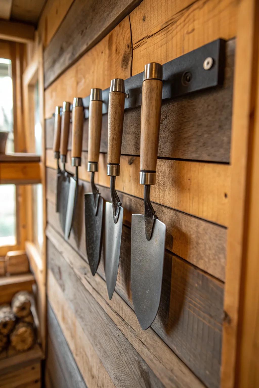 Elevate your tool organization with magnetic elegance. #Craftsmanship #ToolStorage
