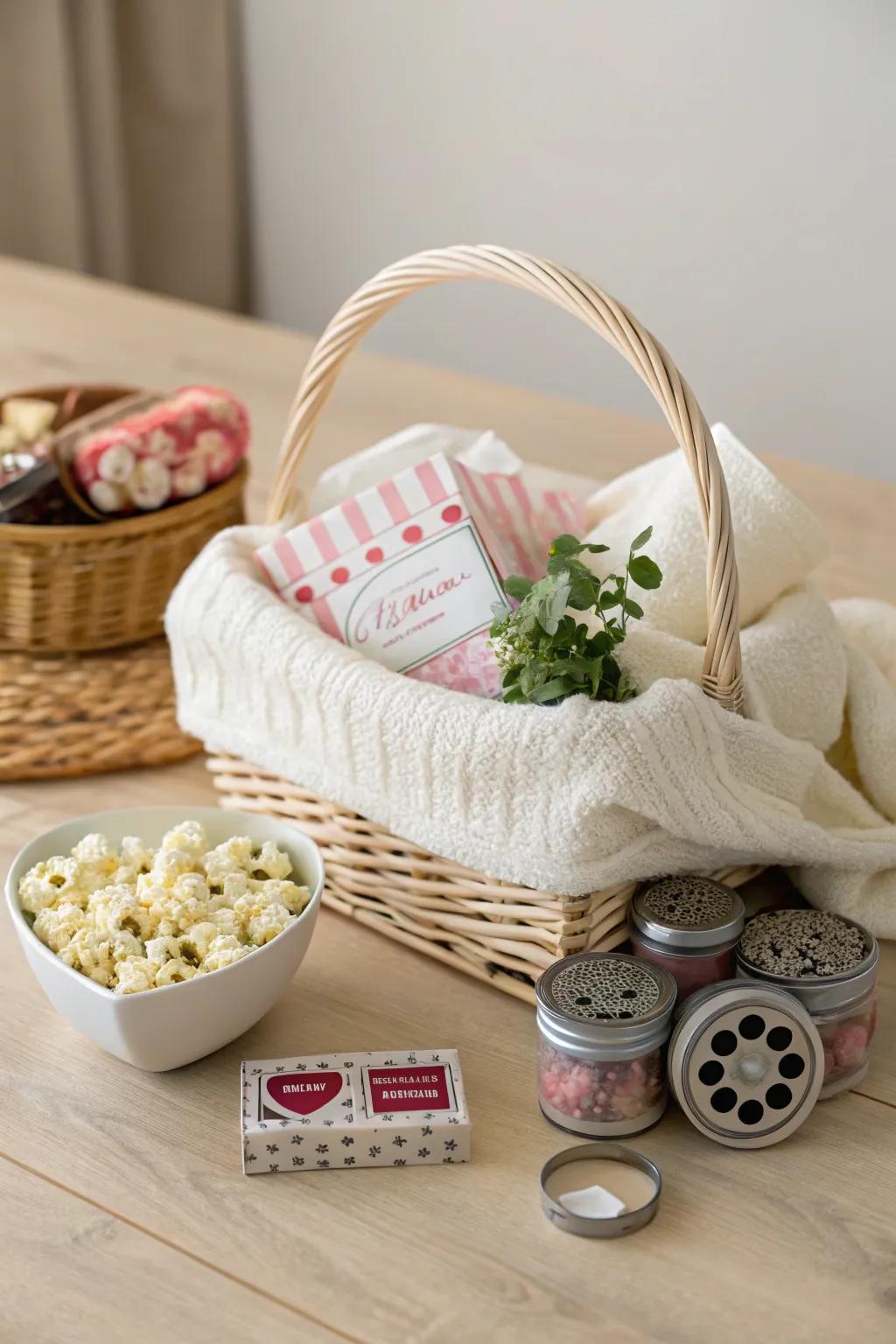 Design the flawless viewing night with a hint of Scandinavian style for Valentine's Day.