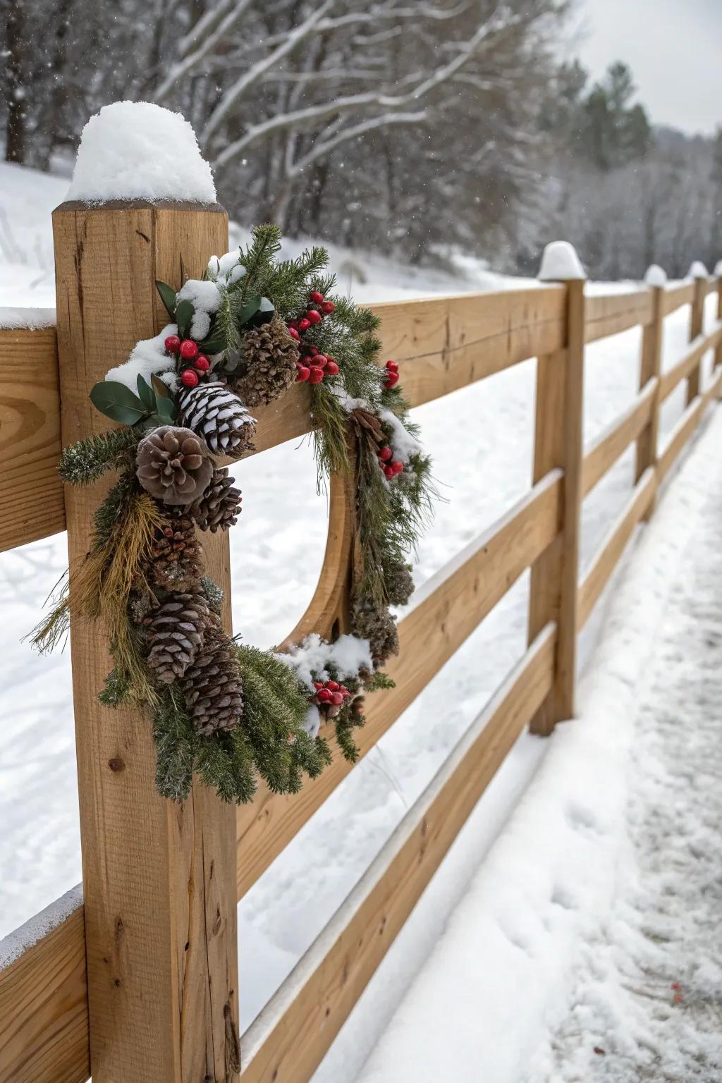 Elevate your winter scenery with handmade charm.