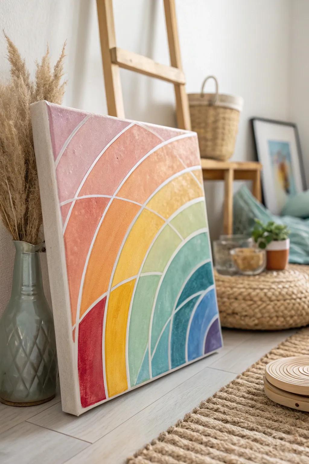 Uncover the allure of tinted layers: straightforwardness converges with intricacy in layered acrylic art.