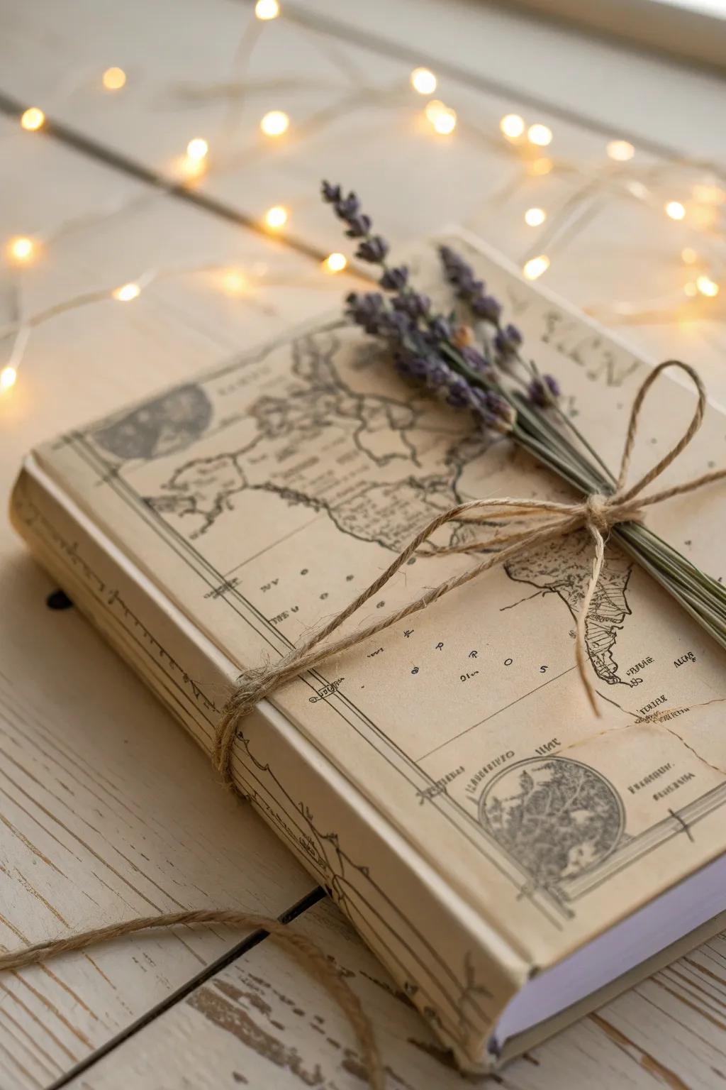 With a vintage-inspired book jacket, you can embrace nostalgia, where simplicity meets timeless beauty.