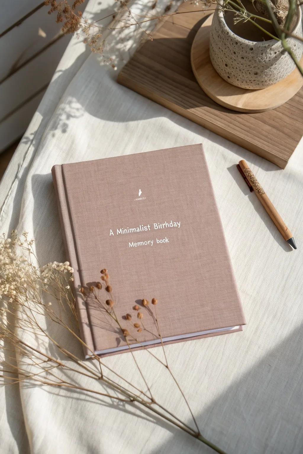 Preserve treasured memories with a personal accent in a handmade birthday memory book.
