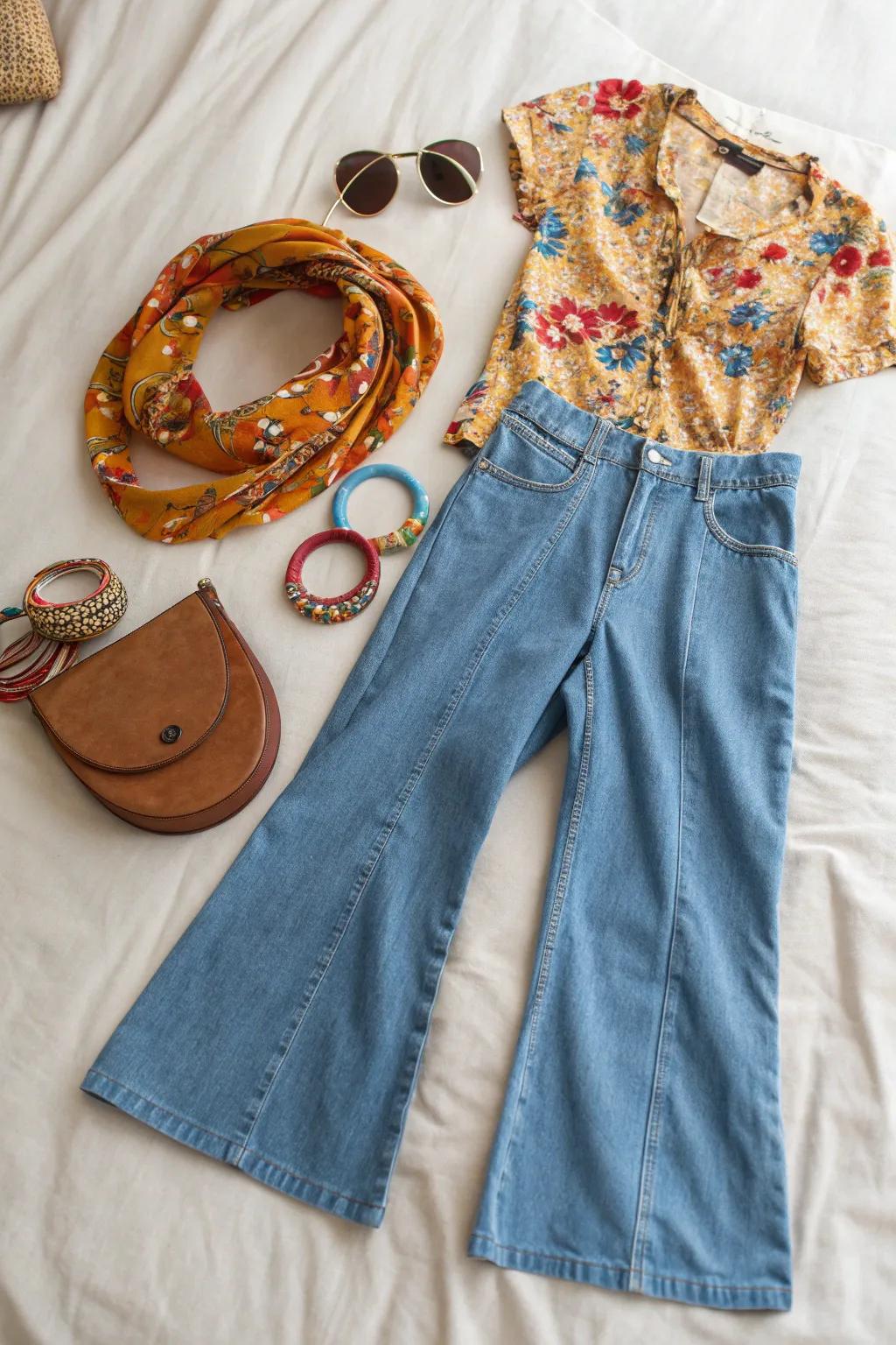 Step back into the '70s with a vintage flair! 🌼✨ #CostumeContest #BohoChic
