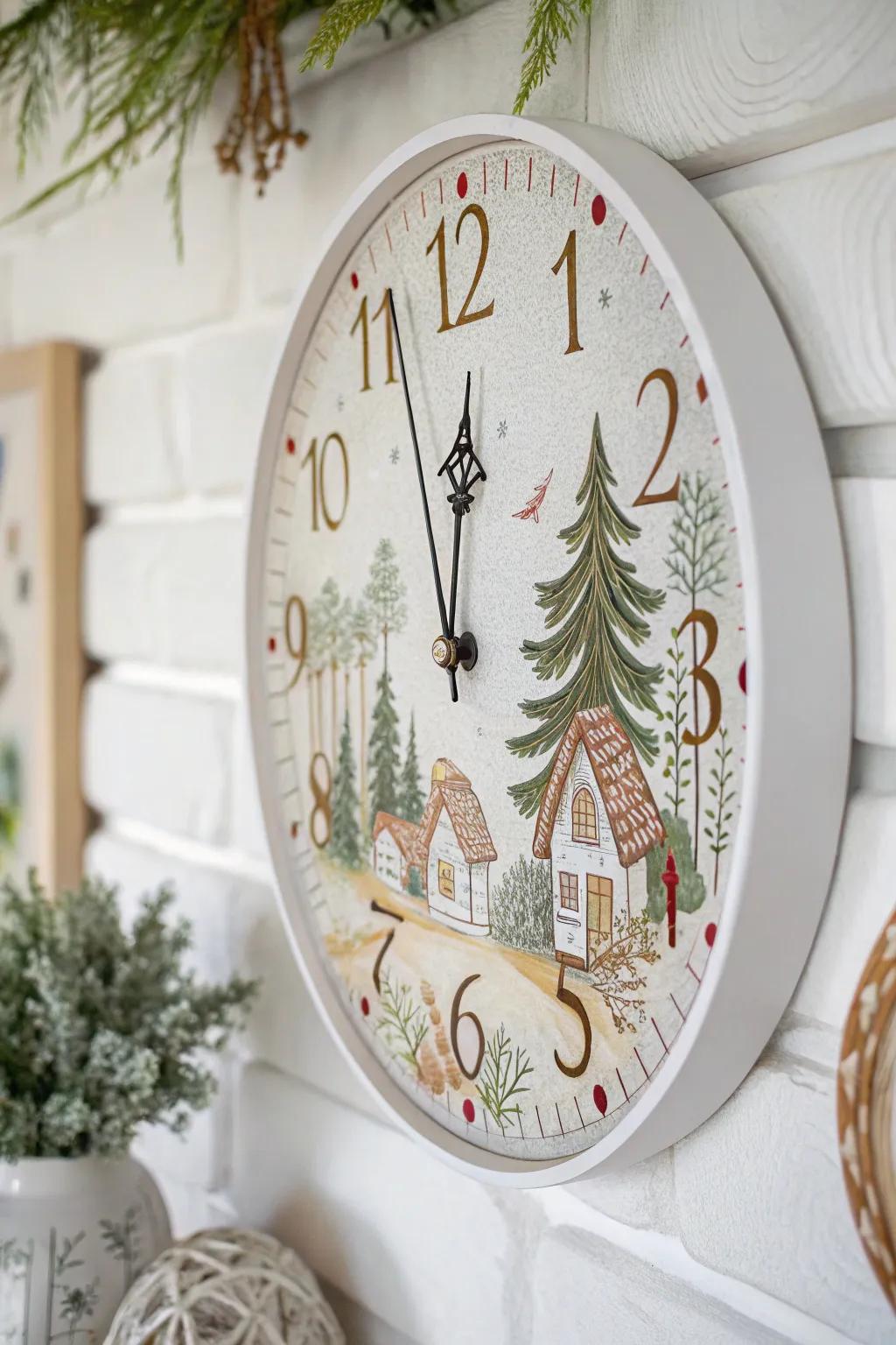 Convey the enchantment of fairy tales into your abode via this bewitching, hand-painted timepiece.