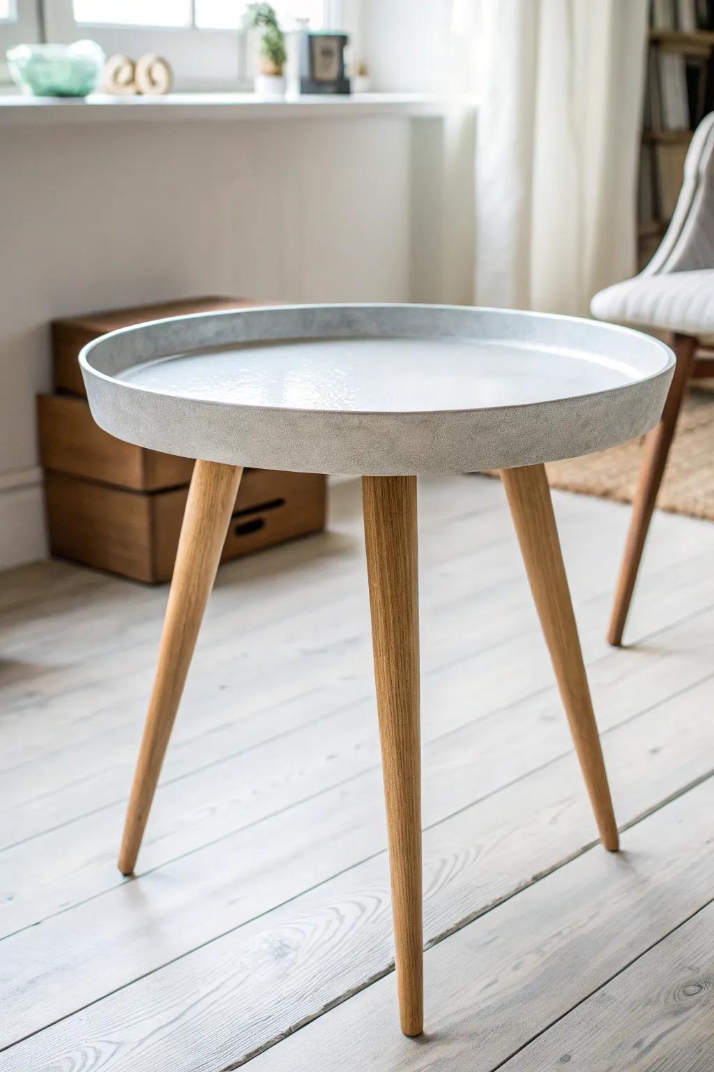 Refine your ambiance with a nuance of Scandinavian elegance and boho charm—explore the artistry of minimalist craftsmanship through this DIY console.