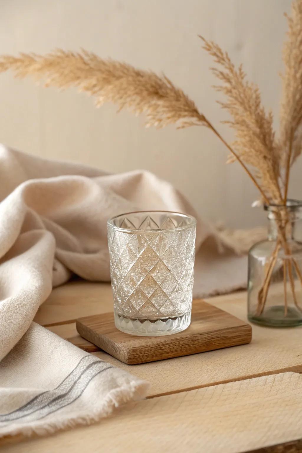 Elevate your collection with the enduring allure of angular glass aesthetics.