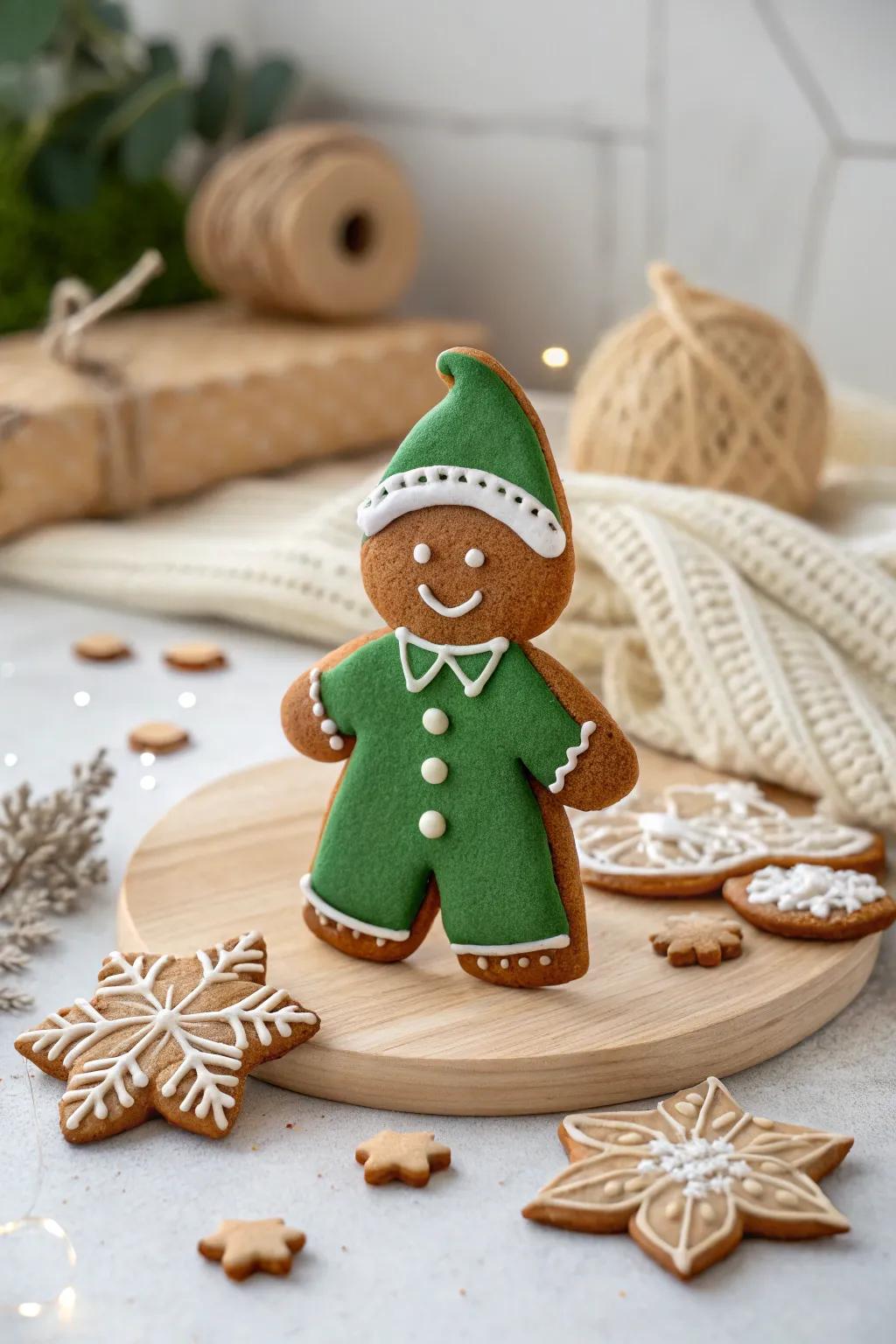 Infuse a hint of festive charm with this sweet sprite sweetbread creation, ideal for a minimalist and cozy holiday décor.