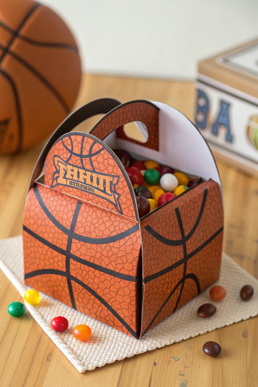 Construct the definitive basketball-themed snack bundle for your upcoming festivity!