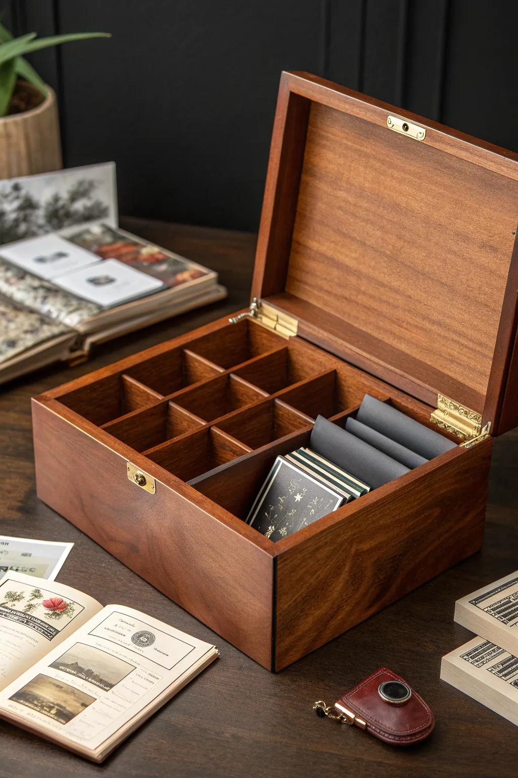 Improve your photo storage with a handcrafted touch.