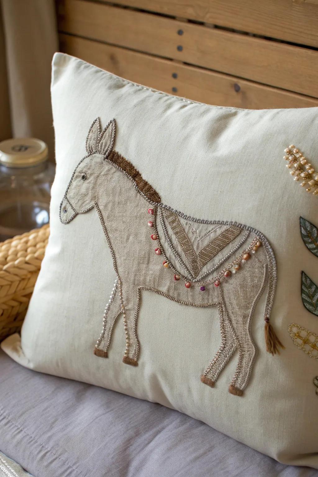 Incorporate a capricious flourish into your abode with handcrafted donkey emblems!