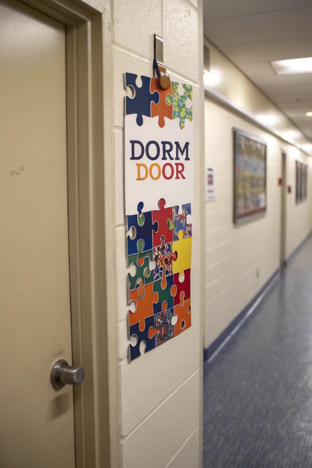 Interlock segment name tags symbolize community and individual identity.