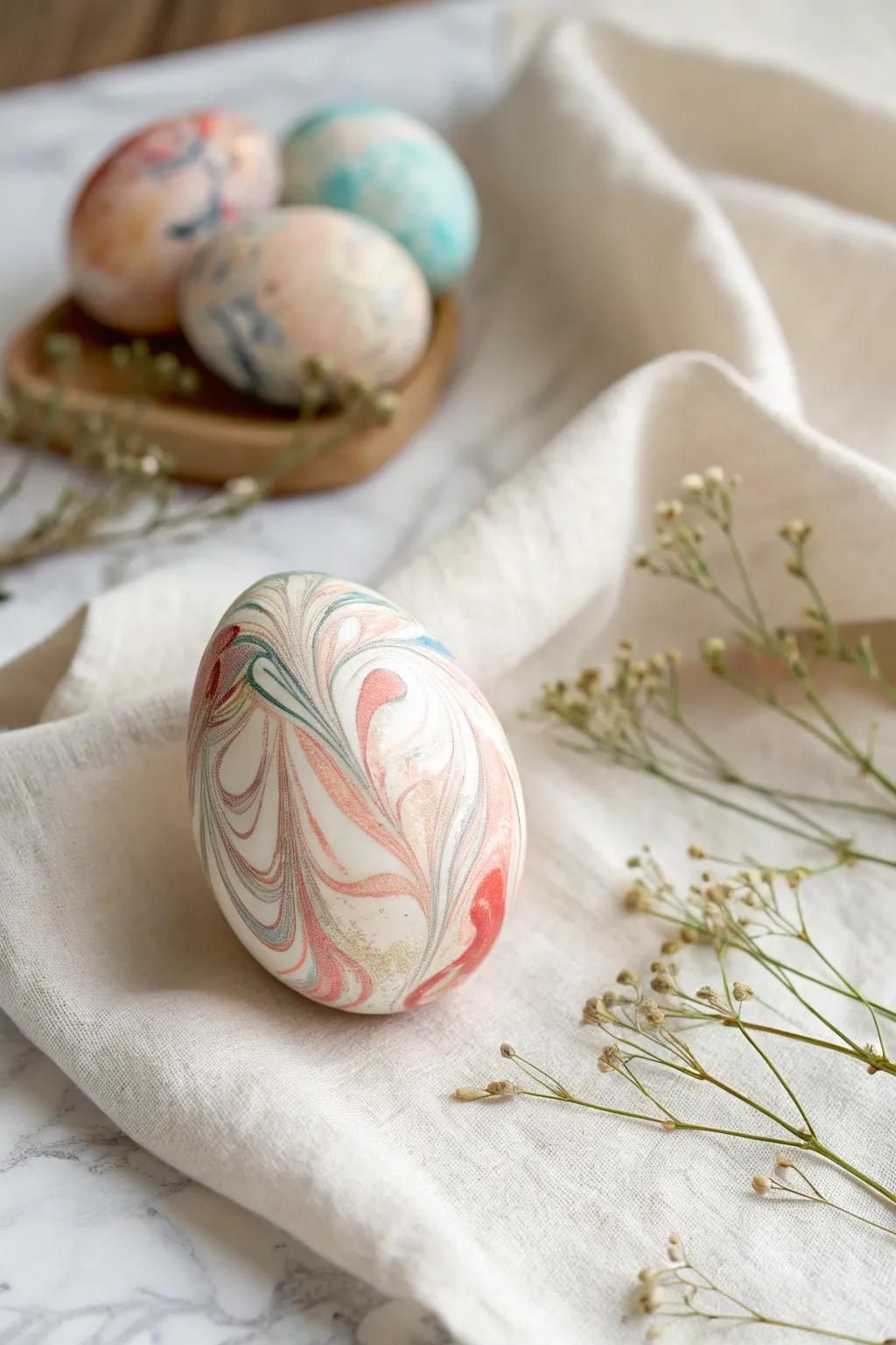 Enthralling Marbled Easter Ova: An Artisan Delight!