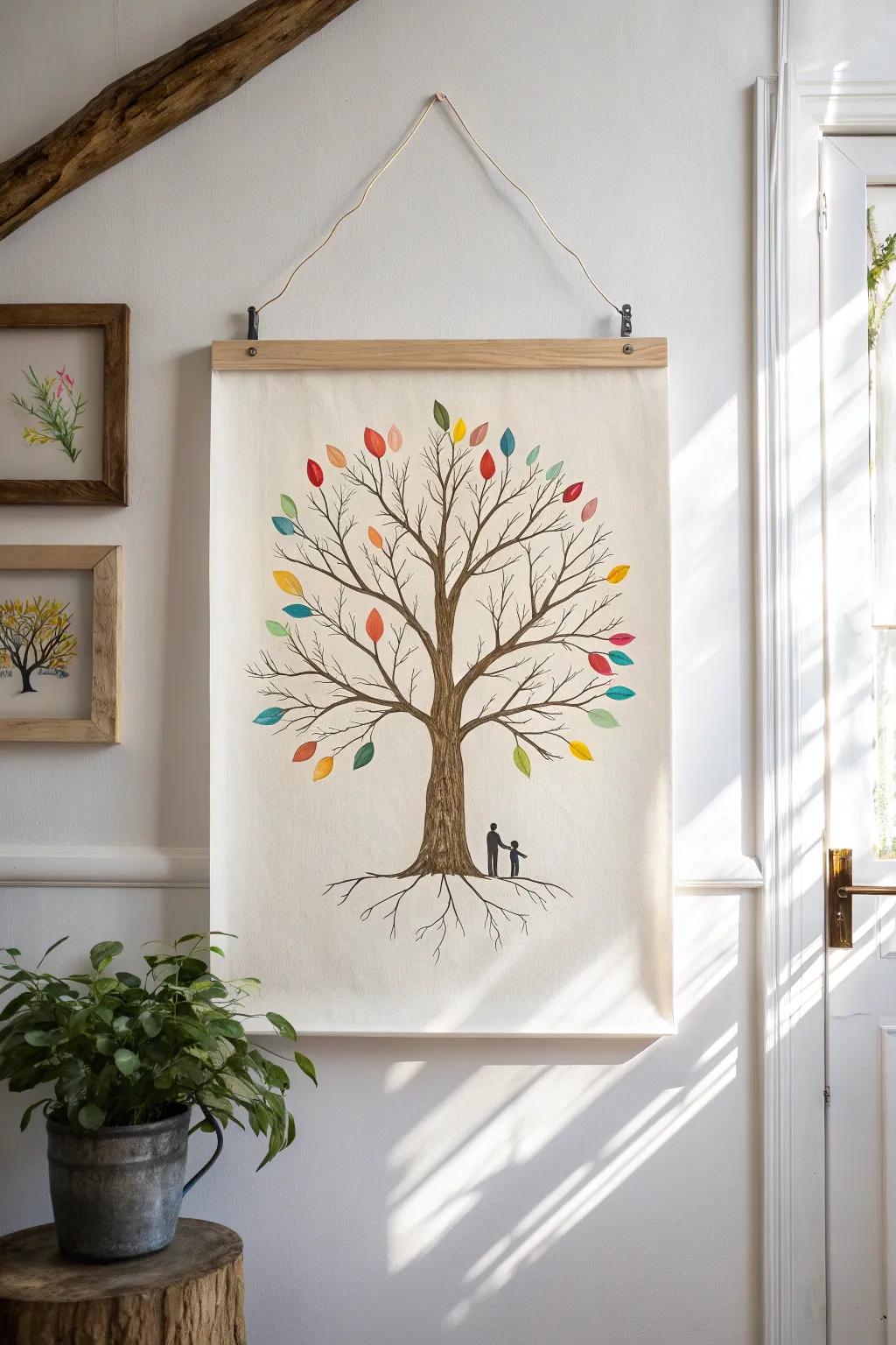Immortalize family memories with a growing digit impression tree—where every leaf tells a story.