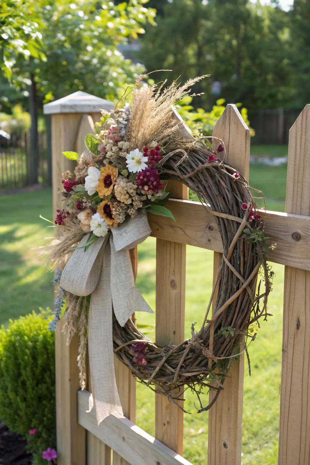 DIY farmhouse wreaths allow for unlimited creativity and personalization.