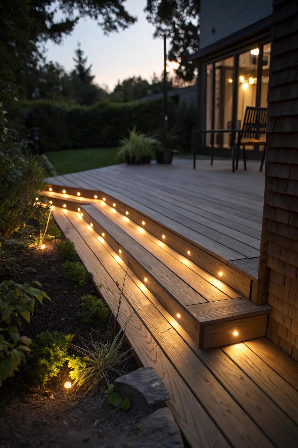 Elevate your outdoor evenings through subtle, refined lighting that blends safety with atmosphere.