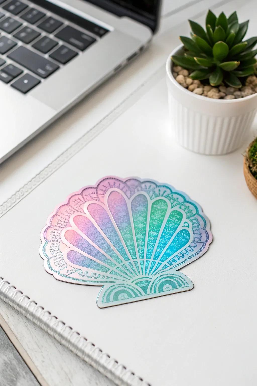 Add a burst of iridescence to your space using dynamic iridescent decals!