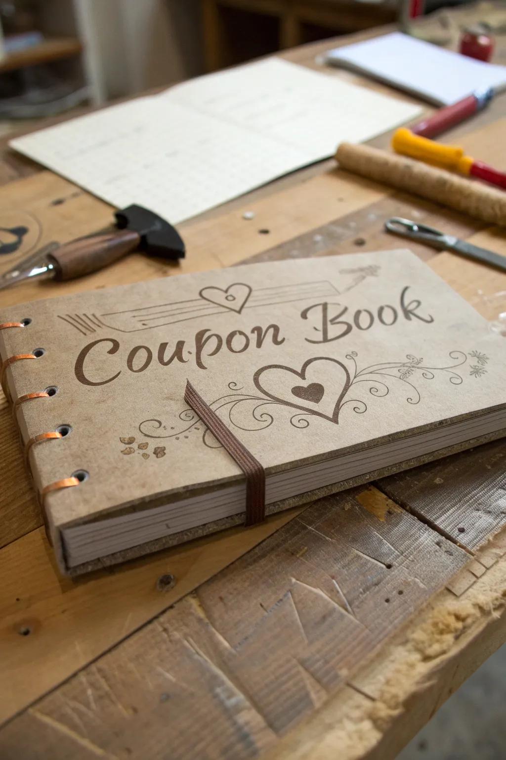 Create the quintessential Father's Day gift with a tenderly homemade favor book.