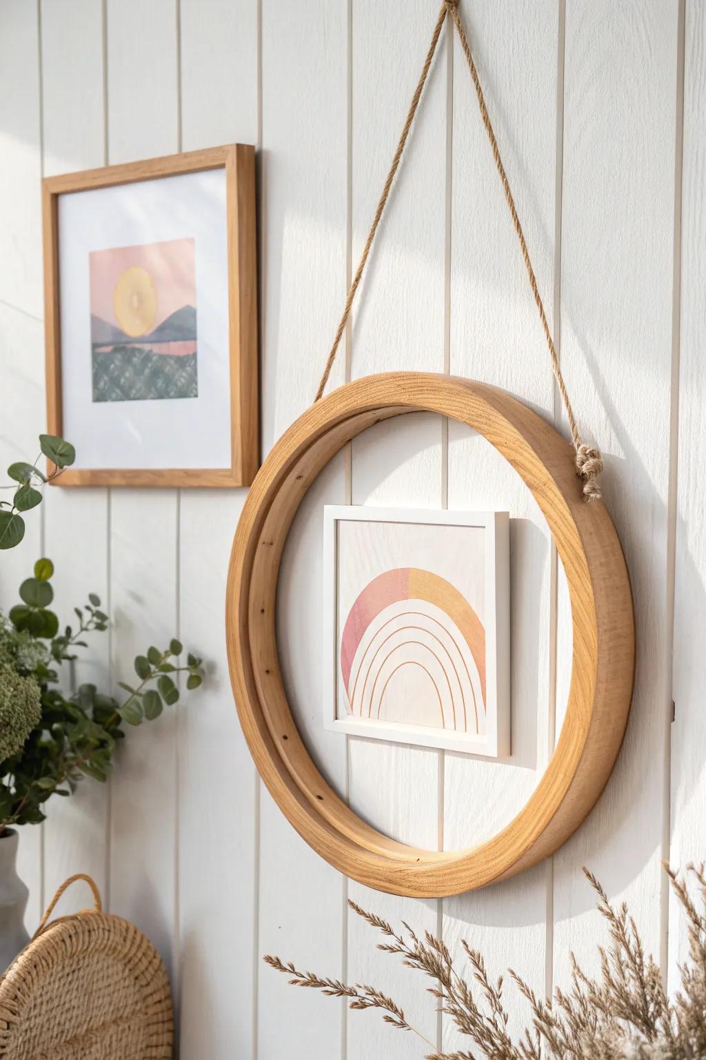 Embrace the elegance of minimalism with a handcrafted orbital frame, an ideal fusion of sleek design and bohemian magnetism.