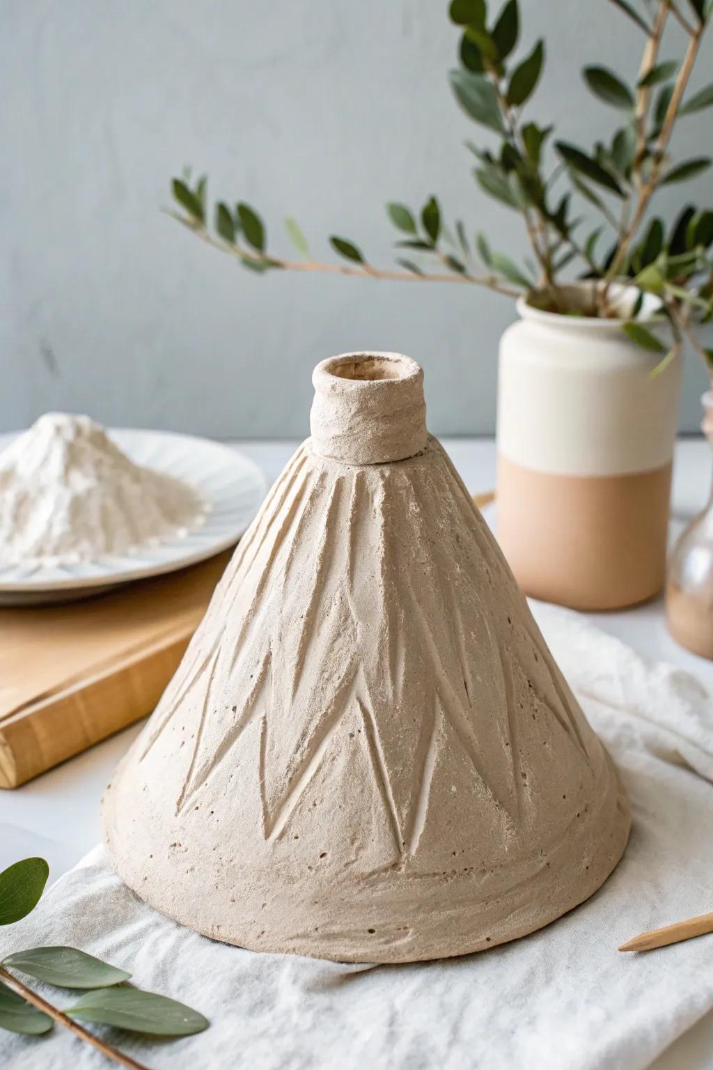 Convert recycling into artistry with this refined DIY volcano. A flawless fusion of creativity and sustainability for young explorers!