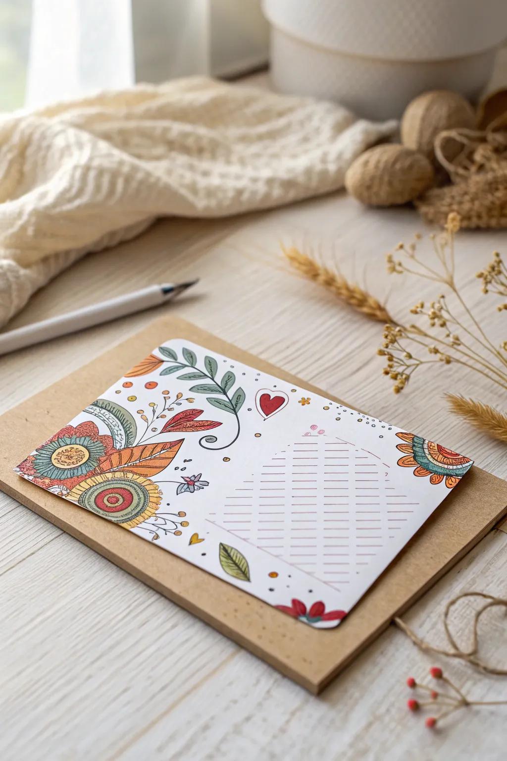 Add a splash of color and creativity to brighten your loved one's day.