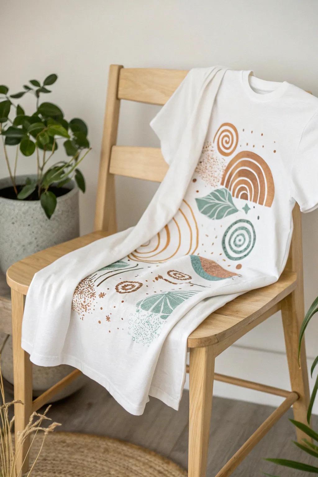 Unleash your creativity with abstract designs – where swirls and splatters turn into the life of the party!