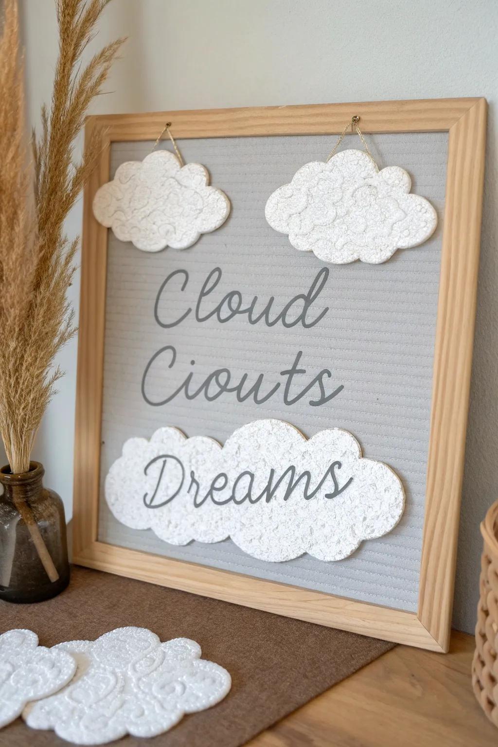Inspire dreams and honor history with a minimalist 'Our Vision' board.