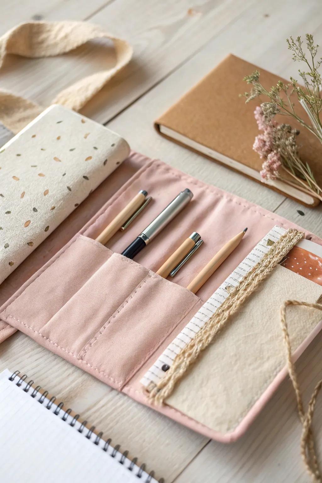 Present the delight of structured ingenuity with this fashionable stationery bundle!