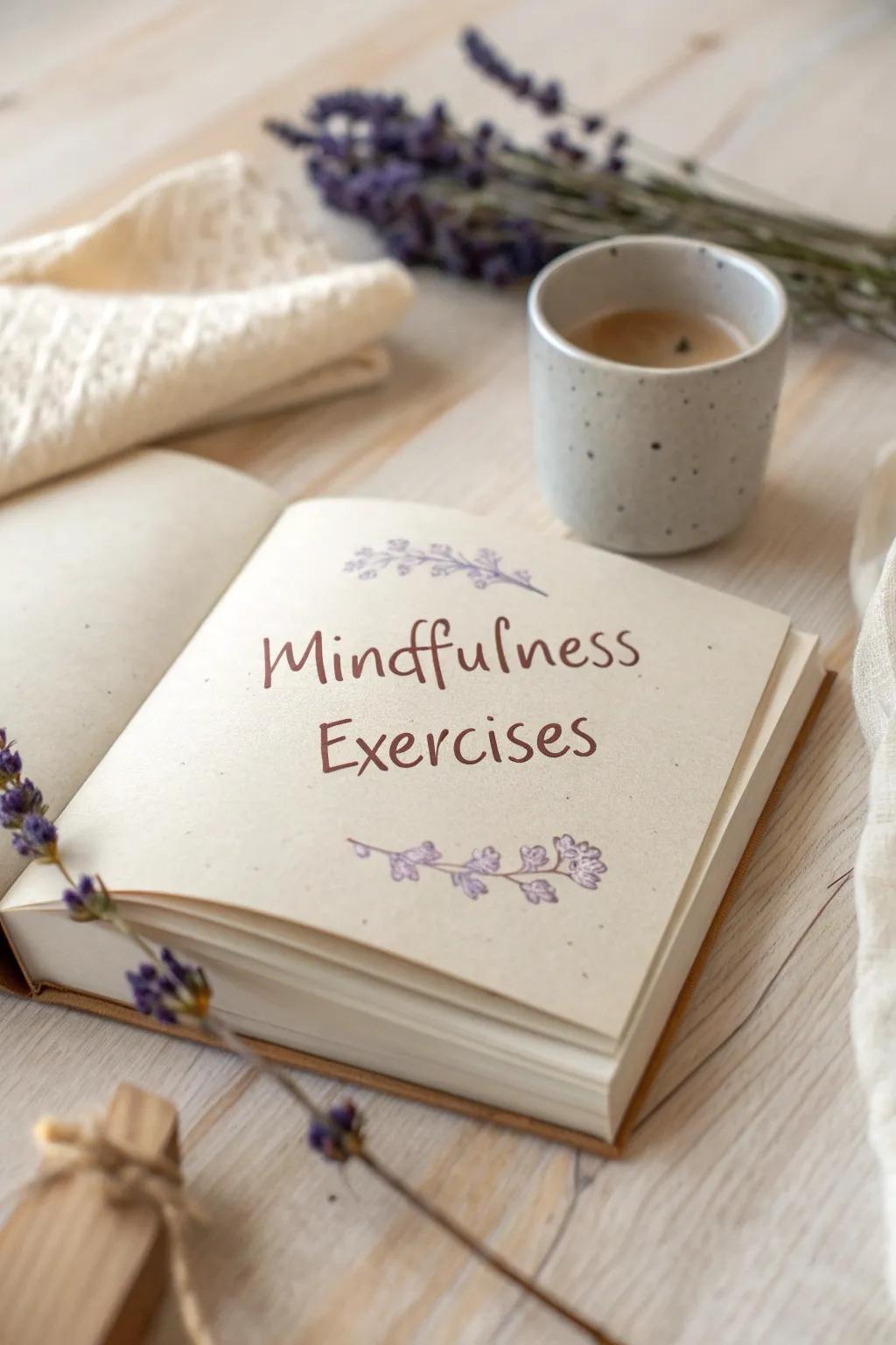 Find serenity in simplicity with this carefully made mini mindfulness guide.