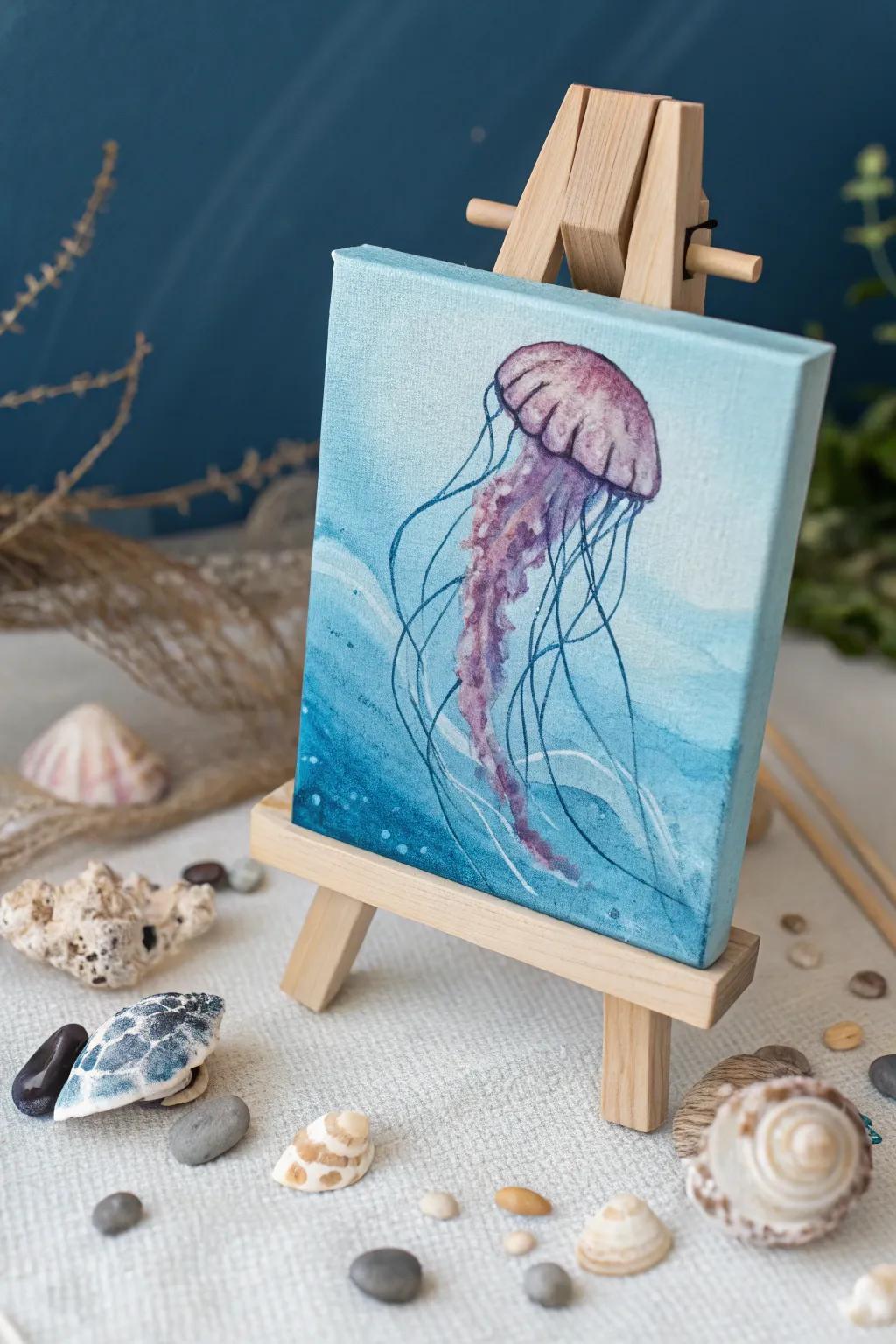 Jolly Floaters: A Touch of Calm in Miniature Art