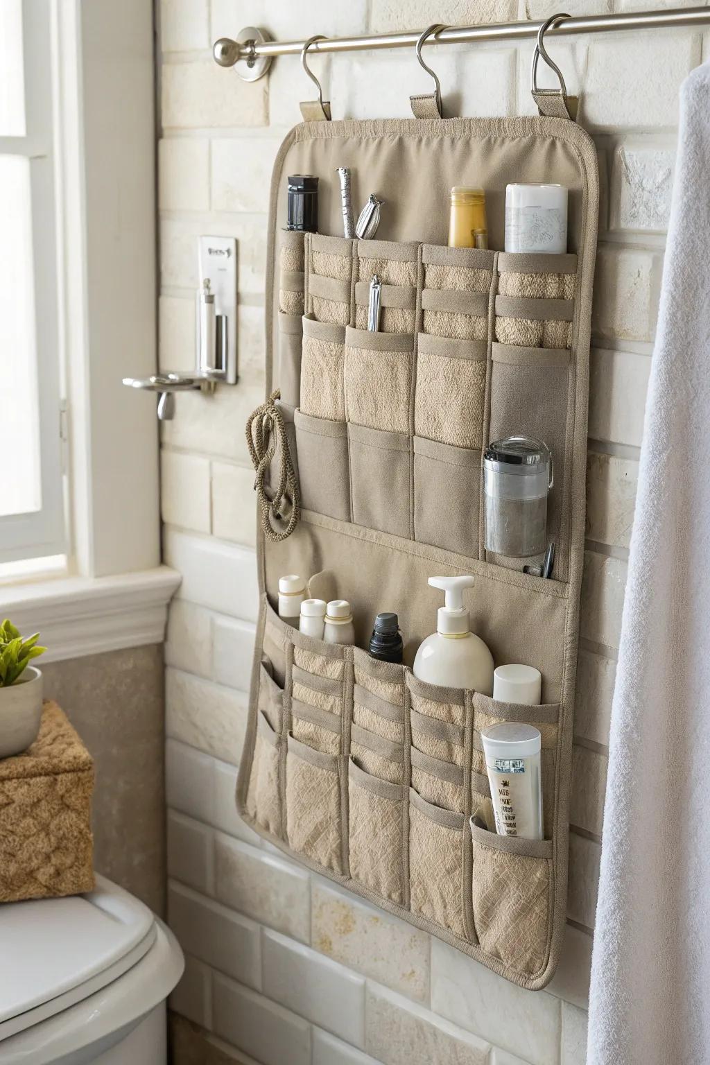 Elevate your bathroom arrangement with a modular panel — a seamless integration of panache and utility.