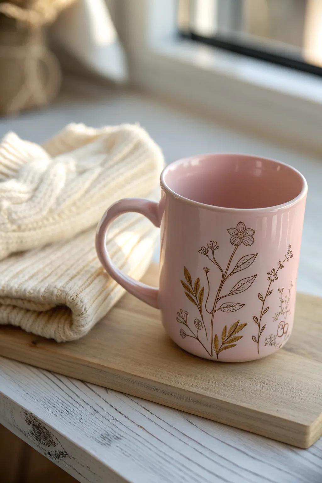 Delight in the simplicity of thoughtful surprises with this charming mom mug gift ensemble.