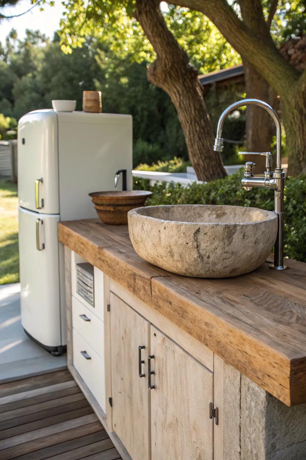 Enhance your outdoor area with a smooth mix of countryside charm and modern convenience.