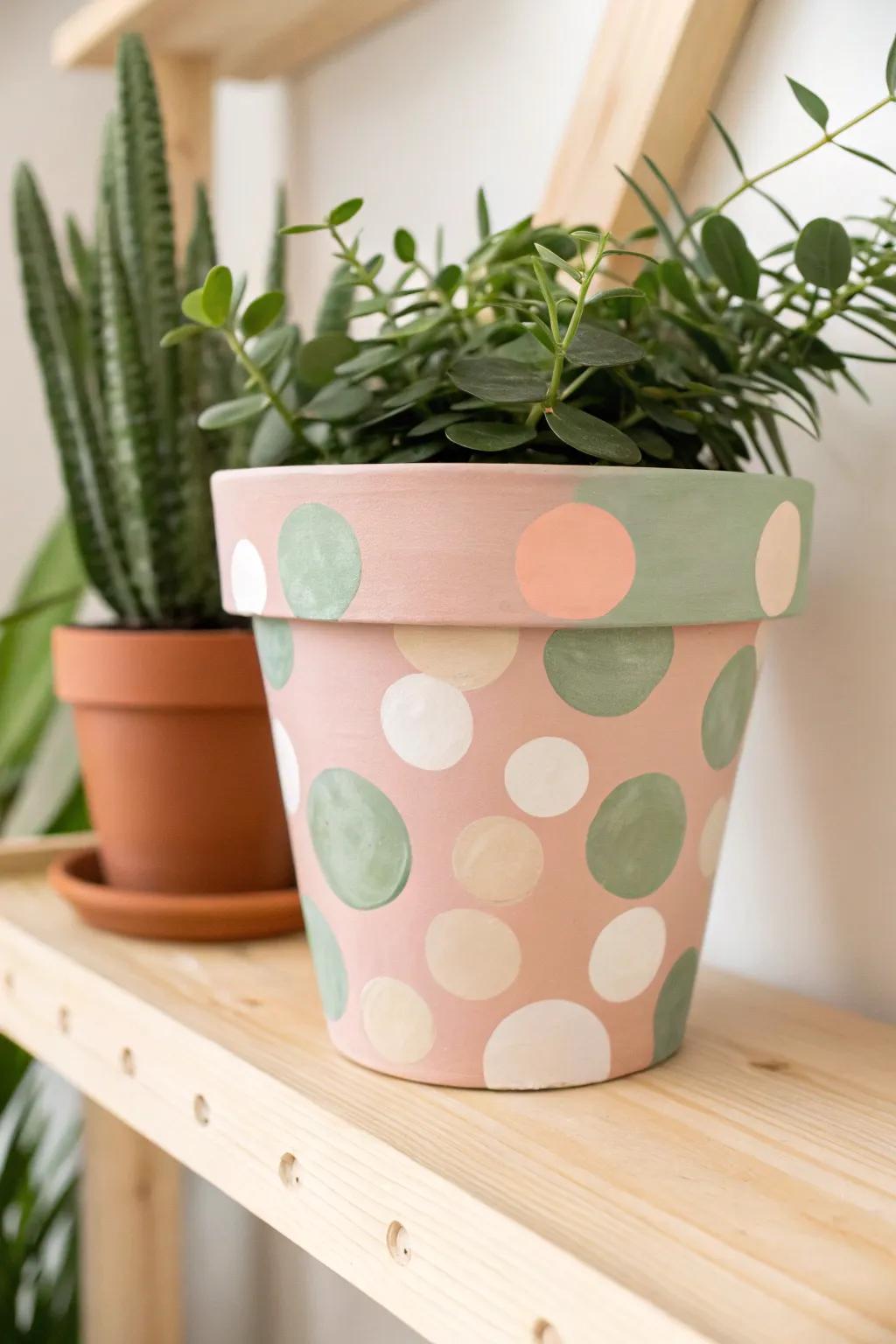 Infuse a playful sense of nostalgia into your space with retro polka dots!