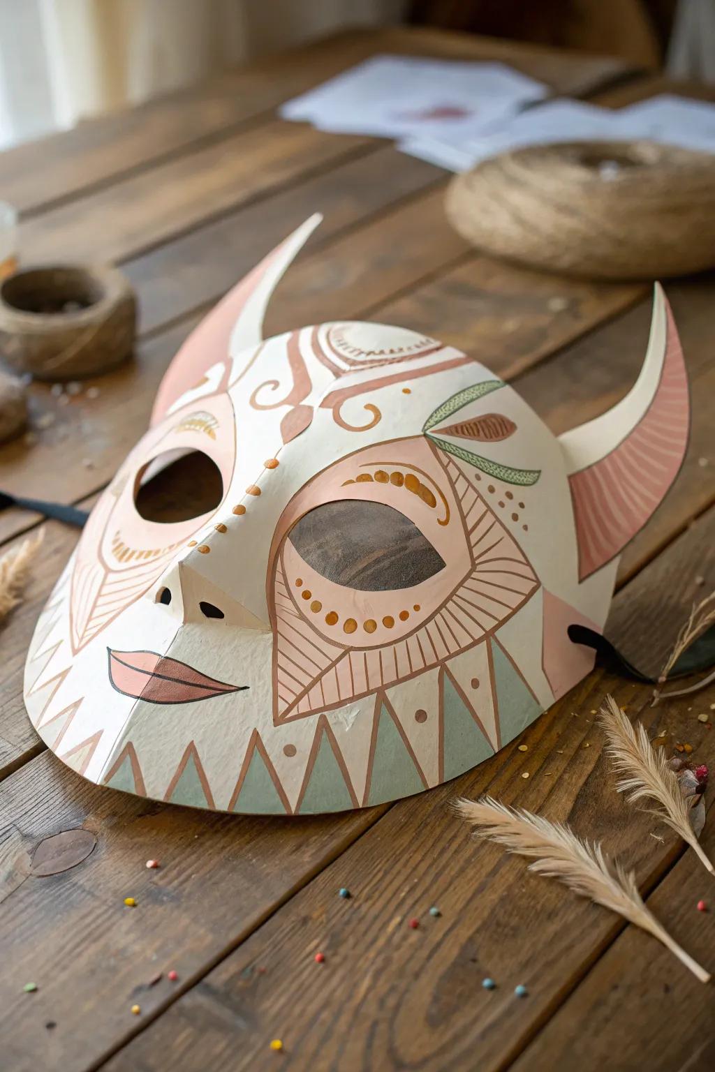 Unleash your ingenuity this Halloween with a self-made monster visage that amalgamates Scandinavian minimalism with bohemian allure.
